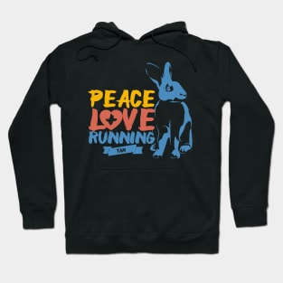 Peace, Love & Running Hoodie